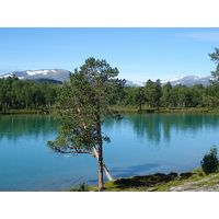 vápencové jezero Östra Blanktjärna I.